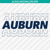 Auburn Tigers SVG Bundle | NCAA College Logo Vector Cricut
