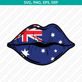 Australia Flag SVG Cut File Cricut Silhouette Cameo Clipart Png Eps Dxf