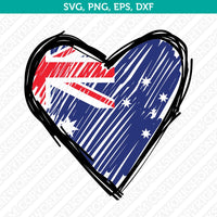 Australia Flag SVG Cut File Cricut Silhouette Cameo Clipart Png Eps Dxf
