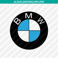BMW Logo SVG Silhouette Cameo Cricut Cut File Vector Png Eps Dxf