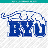 BYU Cougars SVG Bundle – NCAA College Logo Vector Files for Cricut
