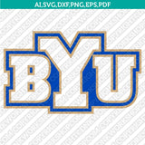 BYU Cougars SVG Bundle – NCAA College Logo Vector Files for Cricut