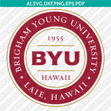 BYU Cougars SVG Bundle – NCAA College Logo Vector Files for Cricut