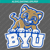 BYU Cougars SVG Bundle – NCAA College Logo Vector Files for Cricut