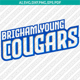 BYU Cougars SVG Bundle – NCAA College Logo Vector Files for Cricut