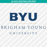 BYU Cougars SVG Bundle – NCAA College Logo Vector Files for Cricut