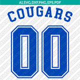 BYU Cougars SVG Bundle – NCAA College Logo Vector Files for Cricut