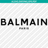 Balmain SVG Bundle | Luxury Fashion Logo & Pattern Vector Cricut