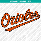 Baltimore Orioles SVG Bundle – MLB Baseball Logo Vector Cricut