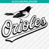 Baltimore Orioles SVG Bundle – MLB Baseball Logo Vector Cricut