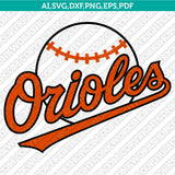 Baltimore Orioles SVG Bundle – MLB Baseball Logo Vector Cricut