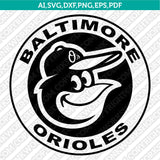 Baltimore Orioles SVG Bundle – MLB Baseball Logo Vector Cricut