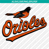 Baltimore Orioles SVG Bundle – MLB Baseball Logo Vector Cricut