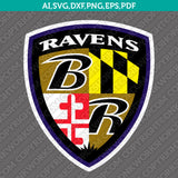 Baltimore Ravens SVG Bundle – NFL Football Logo Vector Files for Cricut