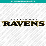 Baltimore Ravens SVG Bundle – NFL Football Logo Vector Files for Cricut