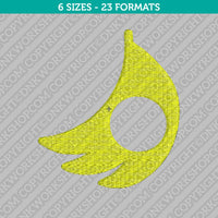 Banana Monogram Frame Embroidery Design - 6 Sizes - INSTANT DOWNLOAD