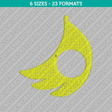 Banana Monogram Frame Embroidery Design - 6 Sizes - INSTANT DOWNLOAD