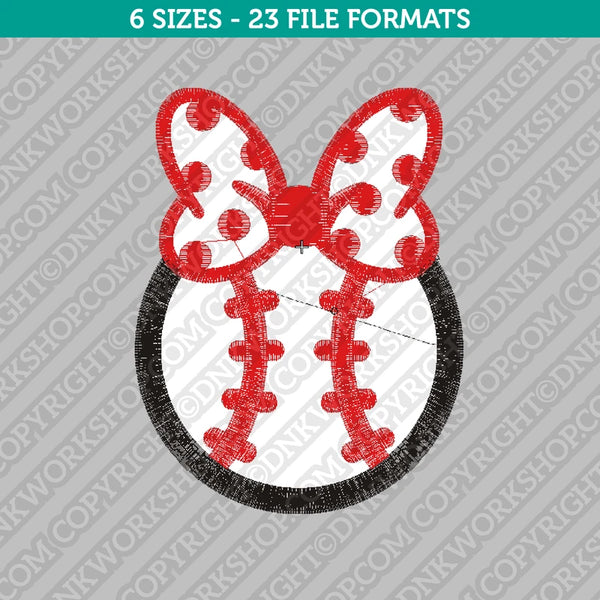 Baseball Softball Mom Embroidery Design - 6 Sizes - INSTANT DOWNLOAD