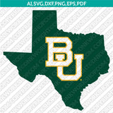 Baylor Bears SVG Bundle | NCAA College Logo Vector Files
