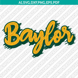 Baylor Bears SVG Bundle | NCAA College Logo Vector Files