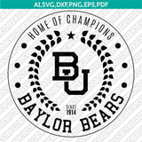 Baylor Bears SVG Bundle | NCAA College Logo Vector Files
