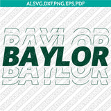 Baylor Bears SVG Bundle | NCAA College Logo Vector Files