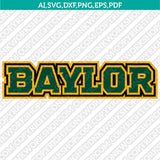 Baylor Bears SVG Bundle | NCAA College Logo Vector Files