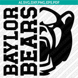 Baylor Bears SVG Bundle | NCAA College Logo Vector Files
