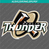 Berlin Thunder SVG Bundle | AFLE Football Logo Vector Cricut