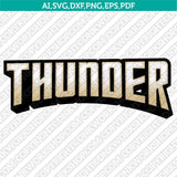 Berlin Thunder SVG Bundle | AFLE Football Logo Vector Cricut