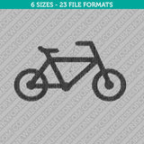 Bicycle Bike Machine Embroidery Design - 7 Sizes - INSTANT DOWNLOAD