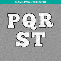 Filled Birthday Letter Fonts Alphabet SVG Vector Silhouette Cameo Cricut Laser Cut File Clipart Png Dxf Eps