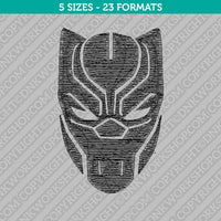 Black Panther Embroidery Design - 5 Sizes - INSTANT DOWNLOAD