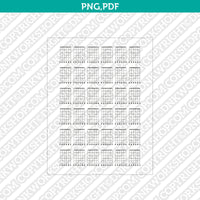 Blank Printable Guitar Chord Charts Diagram Sheet 5 String PDF PNG | A4 US Letter 5x7