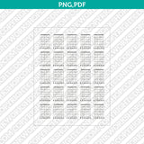 Blank Printable Guitar Chord Charts Diagram Sheet 5 String PDF PNG | A4 US Letter 5x7