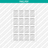 Blank Printable Guitar Chord Charts Diagram Sheet 6 String PDF PNG | A4 US Letter 5x7