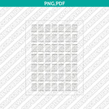 Blank Printable Guitar Chord Charts Diagram Sheet 6 String PDF PNG | A4 US Letter 5x7