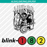  Blink 182 Logo SVG Cut File Cricut Clipart Dxf Eps Png Silhouette Cameo