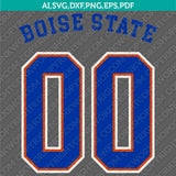 Boise State Broncos SVG Bundle | NCAA College Vector Cricut