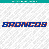 Boise State Broncos SVG Bundle | NCAA College Vector Cricut