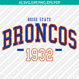 Boise State Broncos SVG Bundle | NCAA College Vector Cricut