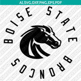 Boise State Broncos SVG Bundle | NCAA College Vector Cricut