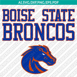 Boise State Broncos SVG Bundle | NCAA College Vector Cricut