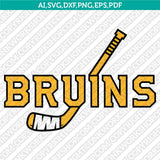 Boston Bruins Logo SVG | NHL Hockey Vector Cricut Silhouette