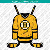 Boston Bruins Logo SVG | NHL Hockey Vector Cricut Silhouette
