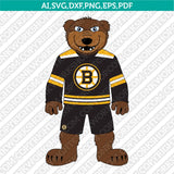 Boston Bruins Logo SVG | NHL Hockey Vector Cricut Silhouette