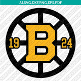 Boston Bruins Logo SVG | NHL Hockey Vector Cricut Silhouette