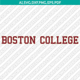 Boston College Eagles SVG Bundle | NCAA College Vector Cricut