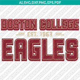 Boston College Eagles SVG Bundle | NCAA College Vector Cricut
