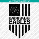 Boston College Eagles SVG Bundle | NCAA College Vector Cricut